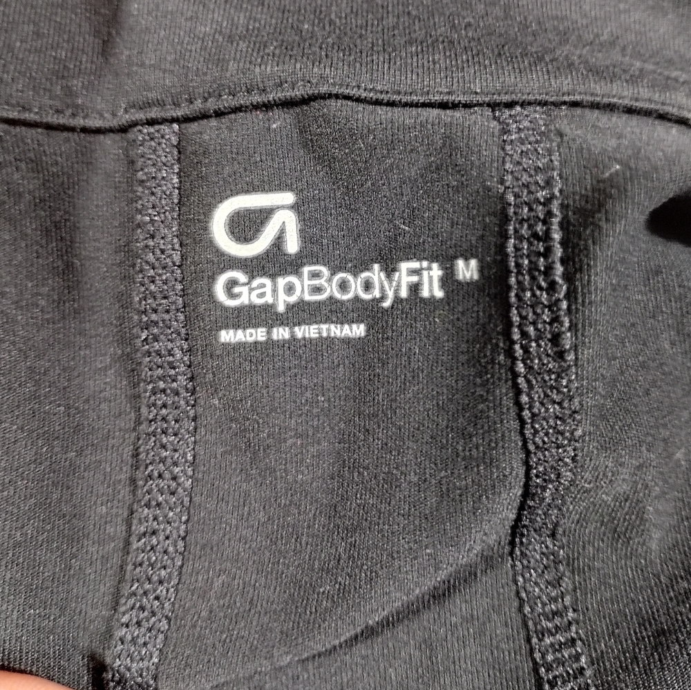 Gap BodyFit Long sleeve Athletic Jacket Black zip up - Picture 9 of 16